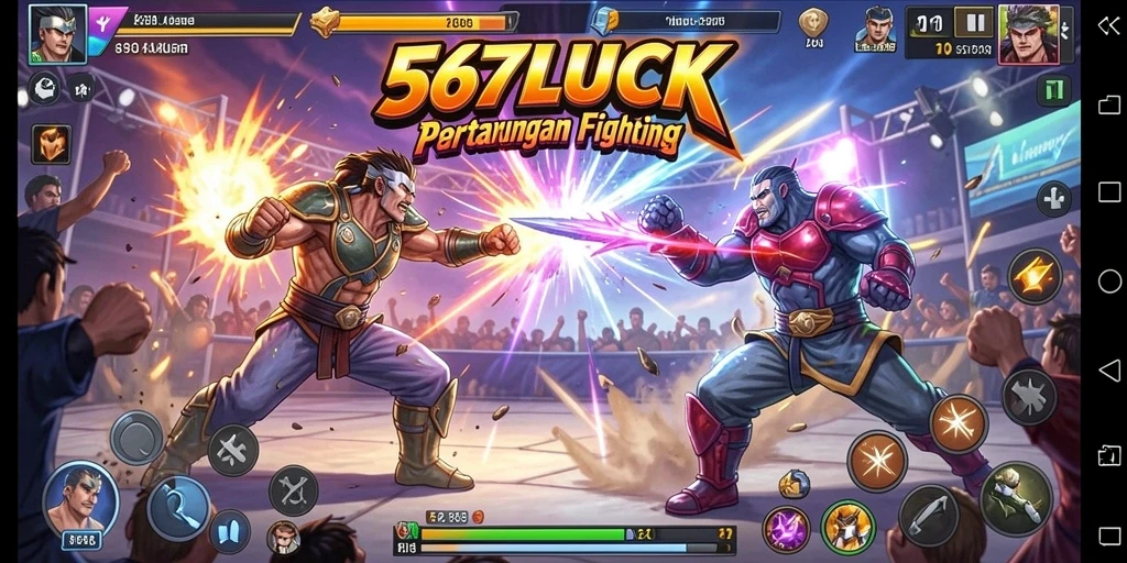 Gameplay Fighting yang seru di 567LUCK.