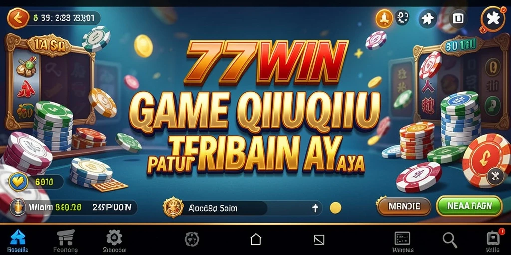 Tampilan gameplay QiuQiu yang seru di 777WIN.