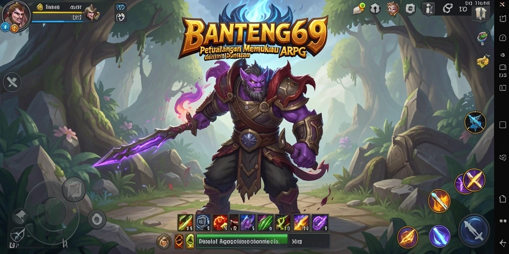 Tampilan gameplay BANTENG69 yang seru dan penuh aksi ARPG.