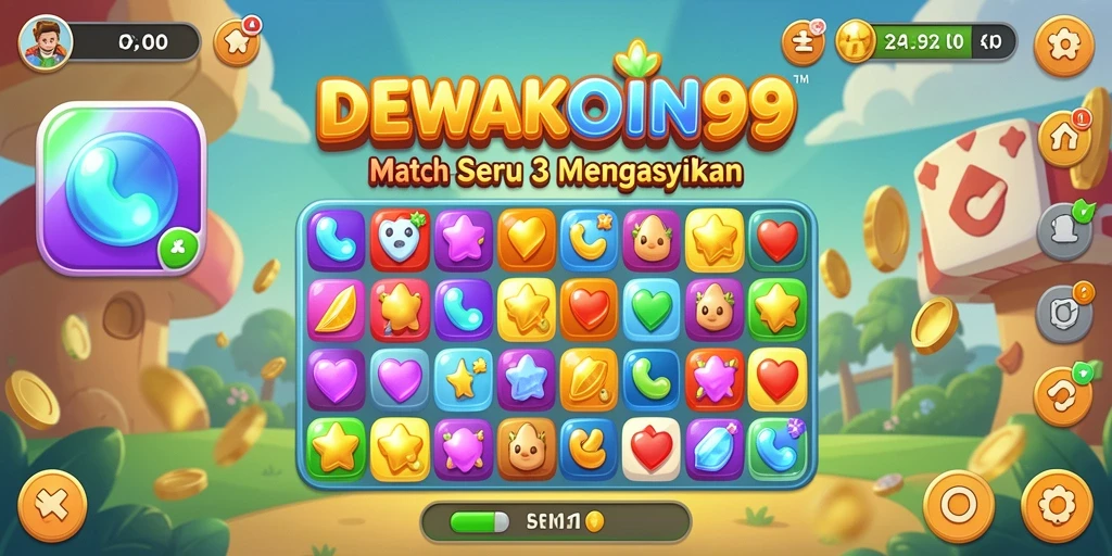 Tampilan menarik dari gameplay DEWAKOIN99 yang penuh warna.