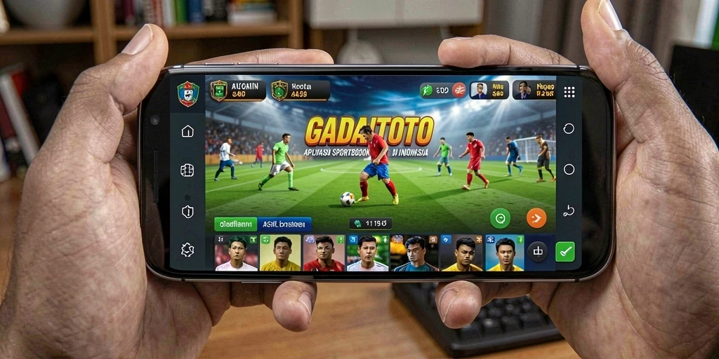 Tampilan gameplay dinamis dalam aplikasi sportsbook GADAITOTO.