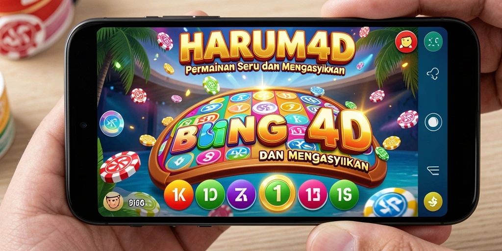 Screenshot gameplay Bingo di HARUM4D yang seru dan menegangkan.