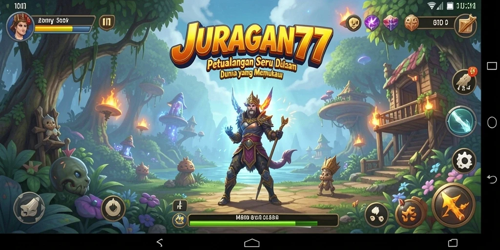 Screenshot gameplay JURAGAN77 yang seru dan menantang.