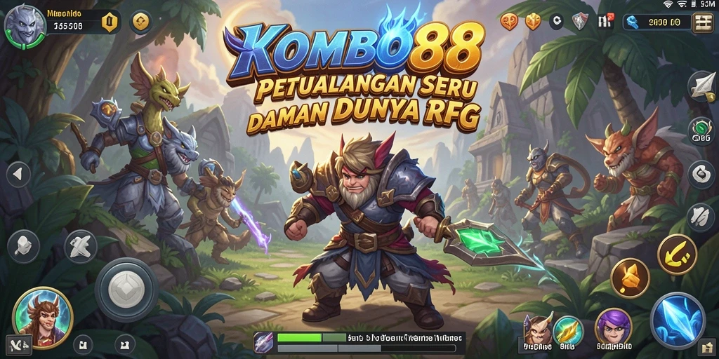 Gameplay seru KOMBO88 di dunia RPG penuh warna.