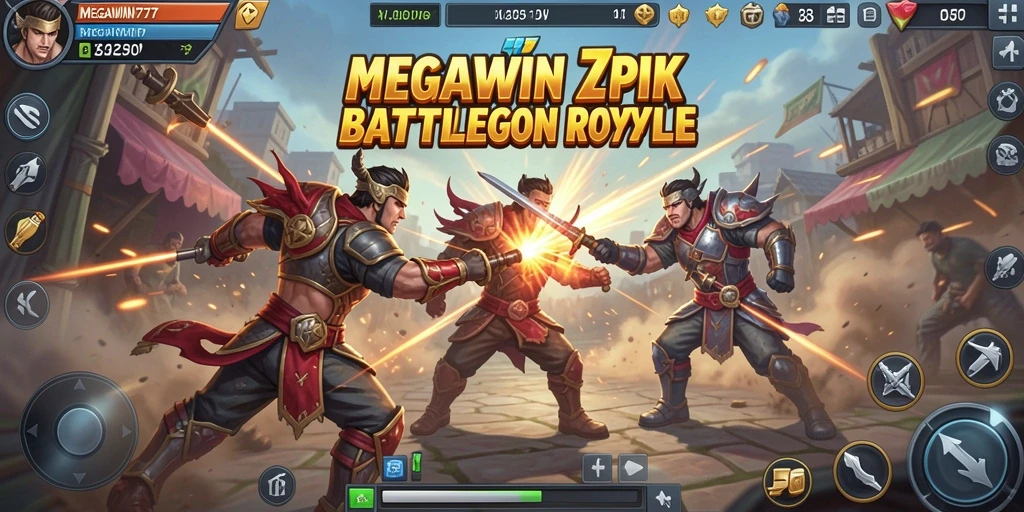 Gameplay seru dan kompetitif di MEGAWIN777 Battle Royale.