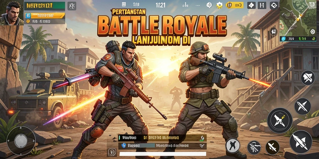 Screenshot MPO2121 menampilkan intensitas pertempuran Battle Royale.