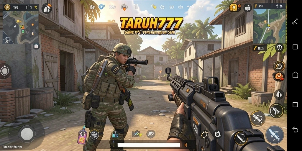 Tampilan gameplay TARUH777 yang penuh aksi dan strategi.