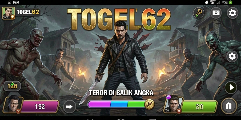 Tampilan menakutkan dari gameplay TOGEL62 dengan suasana kelam.