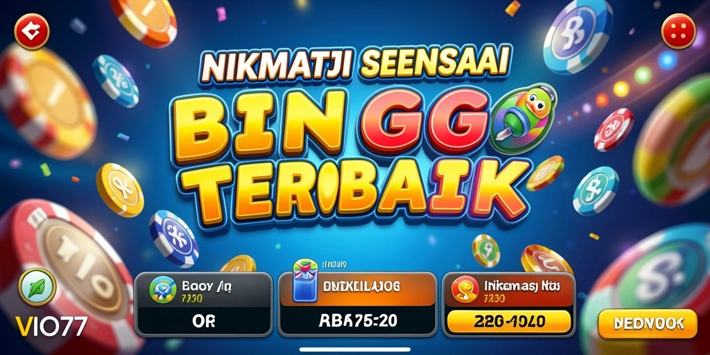 Tampilan menarik gameplay Bingo VIO77 yang mengasyikkan.