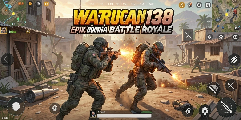 Tangkapan layar menunjukkan aksi seru dalam battlefield WAR138.