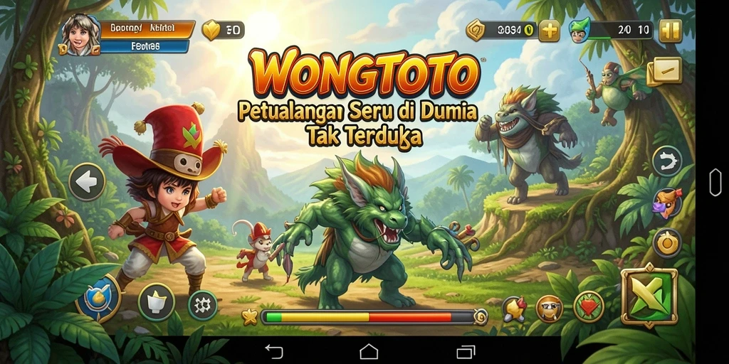 Tampilan gameplay menarik WONGTOTO dalam petualangan seru.